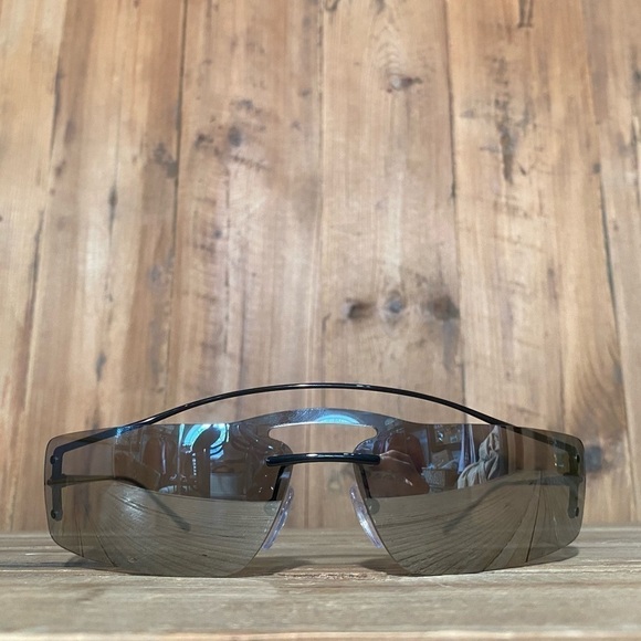 Prada Rectangle Sunglasses Black - Picture 2 of 13